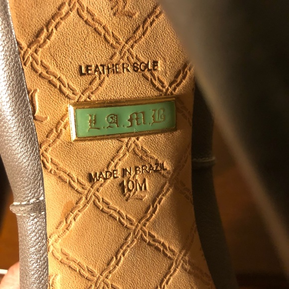 L.a.m.b grey and black Heels - Picture 5 of 8